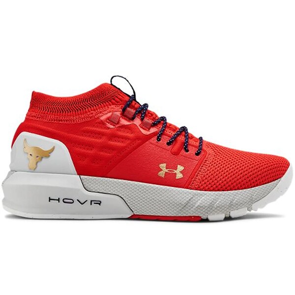 Under Armour アンダーアーマー レディース スニーカー 【Under Armour Project Rock 2 Blood Orange Halo Grey (Women's)】 サイズ US_7.5(24.5cm) Blood Orange/Halo Gray画像