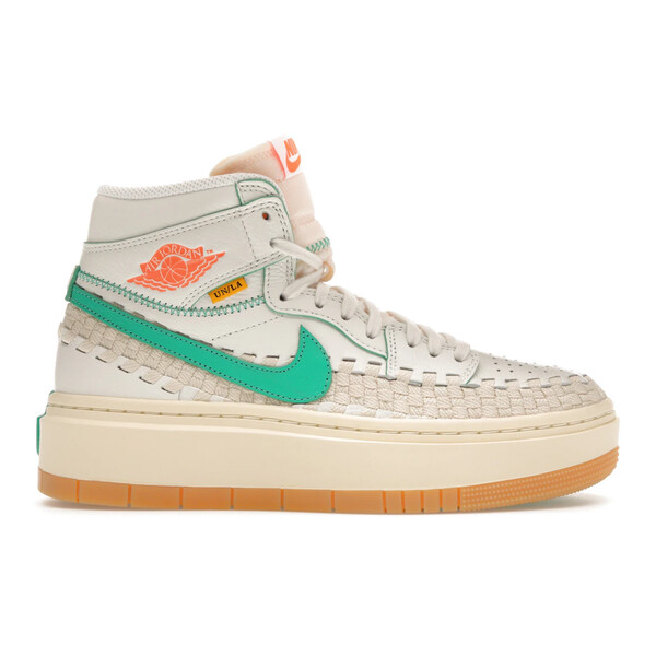 Jordan ジョーダン レディース スニーカー  【Jordan 1 Elevate High SP Union 天使の都市 Bephies Beauty Supply Summer of ￠96】  大きさ US_W_12 Sail/Kinetic Green/Muslin/Gum Yellow/Cone/Pale Ivory