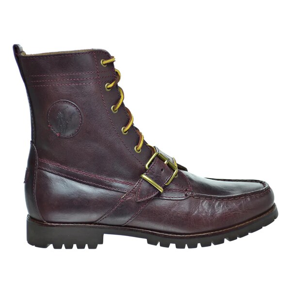Polo Ralph Lauren ラルフローレン メンズ スニーカー 【Polo Ralph Lauren Ranger Smooth Oil Leather Boot Oxblood】 サイズ US_7.5(25.5cm) Oxblood画像