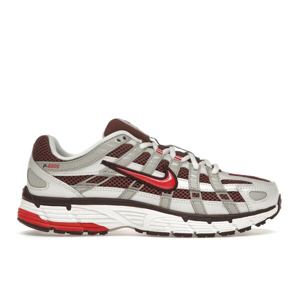 Nike ナイキ レディース スニーカー 【Nike P-6000 Dark Pony (Women's)】 サイズ US_W_11.5 Metallic Summit White/Dark Pony/Light Iron Ore/Fire Red