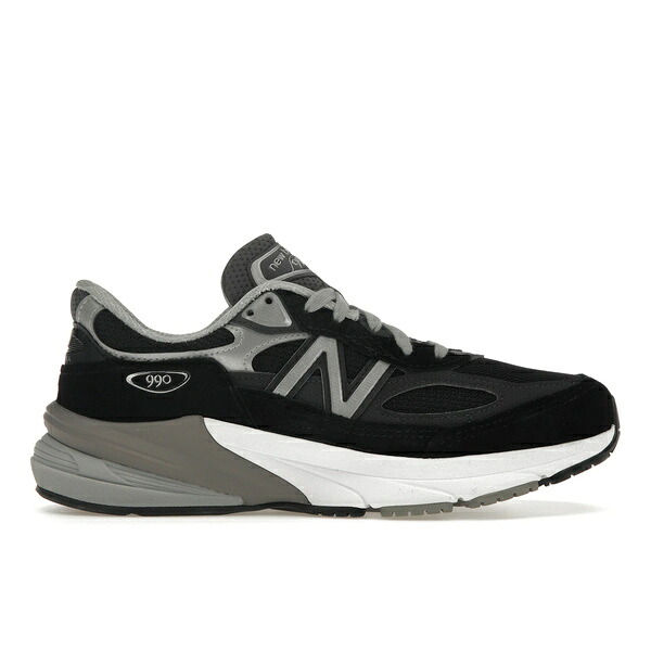 New Balance ニューバランス レディース スニーカー 【New Balance 990v6 MiUSA Black Grey White (Women's)】 サイズ US_5(22.0cm) Black/White