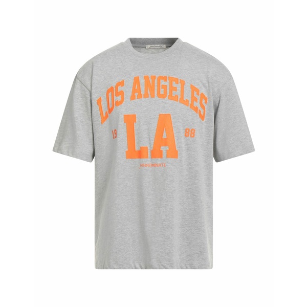【送料無料】 ヒノミネイト メンズ Tシャツ トップス T-shirts Grey