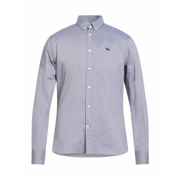 【送料無料】 メゾン キツネ メンズ シャツ トップス Shirts Blue