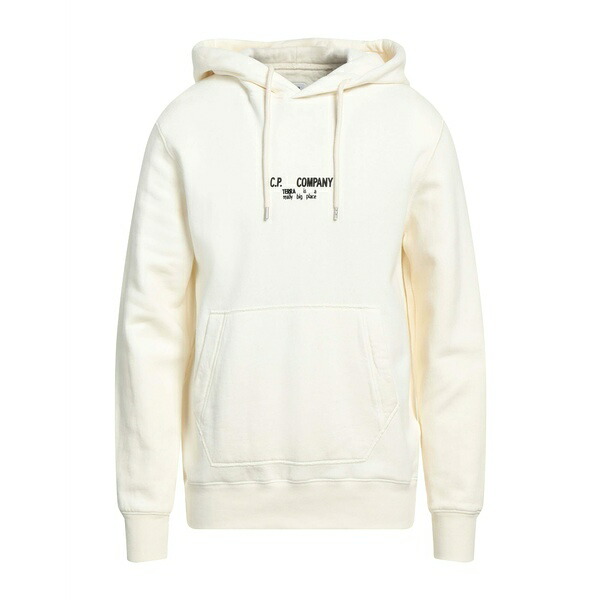 【送料無料】 シーピーカンパニー メンズ パーカー・スウェットシャツ アウター Sweatshirts White