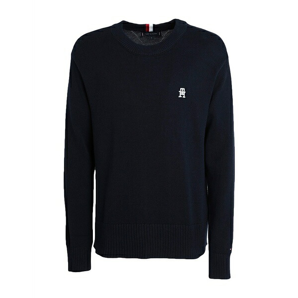 【貨物輸送無料】 トミー ヒルフィガー メンズ 編み物\u0026プルオーバー アウター Sweaters Blue