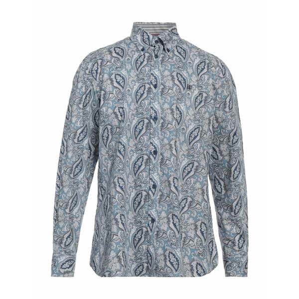 【送料無料】 ハーモント & ブレイン メンズ シャツ トップス Shirts Blue