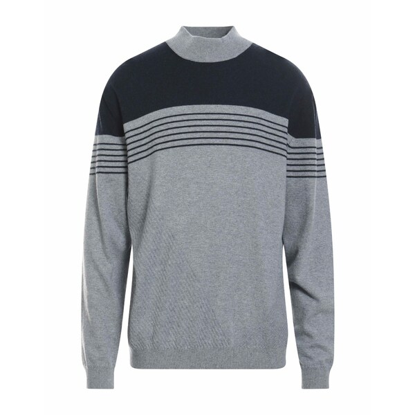 【貨物輸送無料】 アルファス テューディオ メンズ 編み物\u0026プルオーバー アウター Turtlenecks Blue ニット・セーター-メンズファッション-トップス