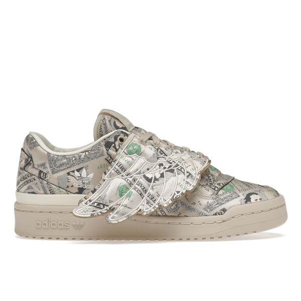adidas アディダス メンズ スニーカー 【adidas Forum Wings 1.0 Low ADV Jeremy Scott Money】 サイズ US_12(30.0cm) Bliss/Off White/Bliss