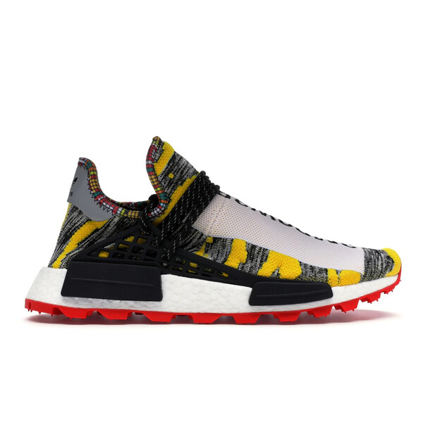 adidas アディダス メンズ スニーカー 【adidas NMD Hu Pharrell Solar Pack Red】 サイズ US_8(26.0cm) White/Black/Red