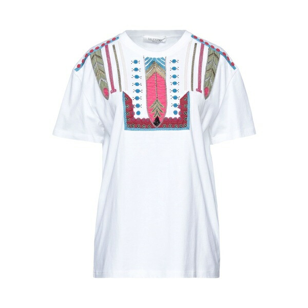 【送料無料】 ヴァレンティノ ガラヴァーニ レディース Tシャツ トップス T-shirts White