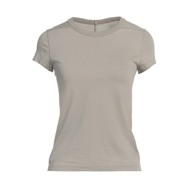 【送料無料】 リックオウエンス レディース Tシャツ トップス T-shirts Grey