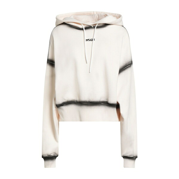 【送料無料】 エムエスジイエム レディース パーカー・スウェットシャツ アウター Sweatshirts White|asty