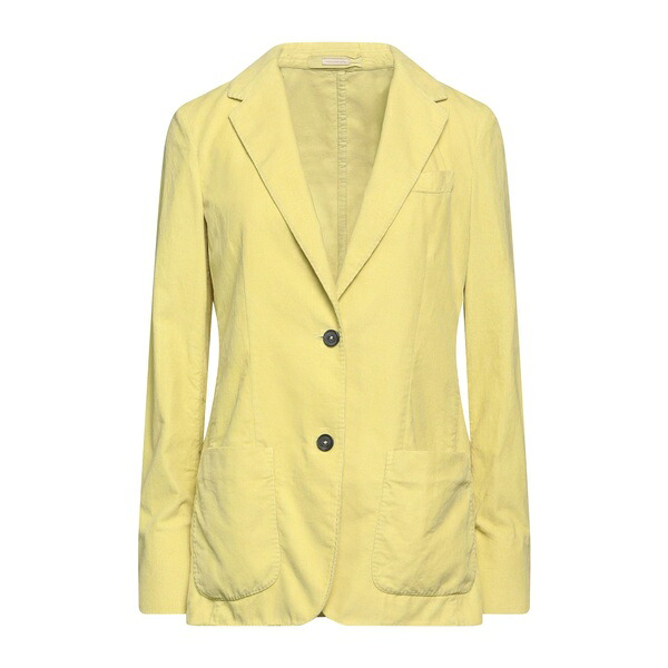 【送料無料】 マッシモ アルバ レディース ジャケット＆ブルゾン アウター Blazers Yellow
