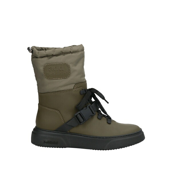 【送料無料】 エーディーディーダウン レディース ブーツ シューズ Ankle boots Green|asty