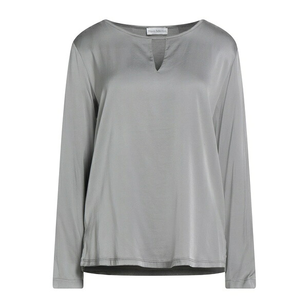 【送料無料】 マリア ベレンターニ レディース Tシャツ トップス Tops Grey