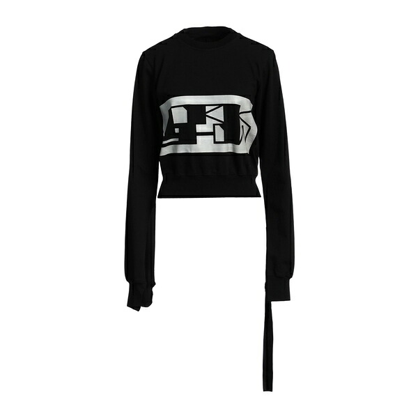 【送料無料】 リックオウエンス レディース パーカー・スウェットシャツ アウター Sweatshirts Black｜asty