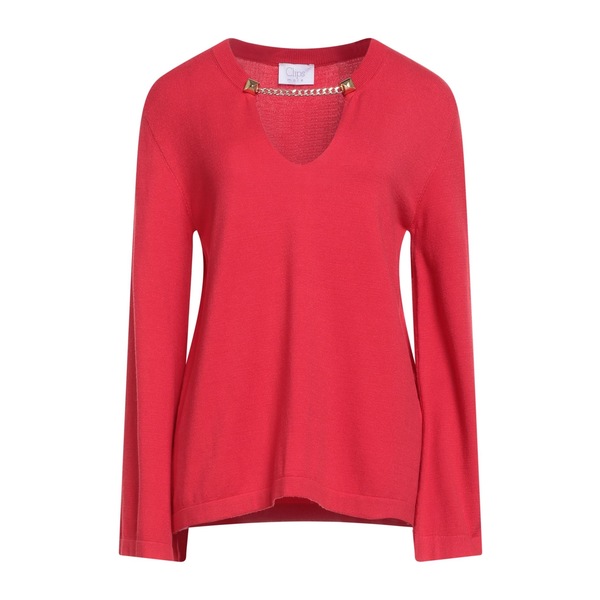 【送料無料】 クリップス レディース ニット\u0026セーター アウター Sweaters Red