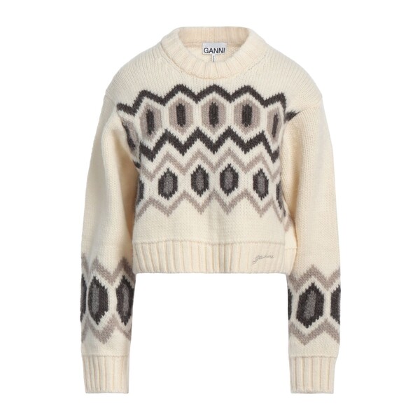 【送料無料】 ガニー レディース ニット&セーター アウター Sweaters White