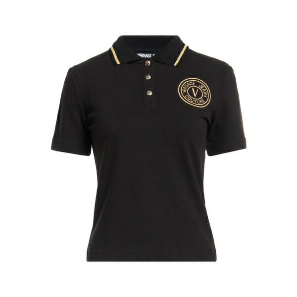 【送料無料】 ベルサーチ レディース Tシャツ トップス Polo shirts Black