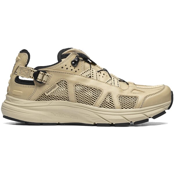 Salomon サロモン メンズ スニーカー 【Salomon Techsonic Leather Advanced Safari】 サイズ US_9.5(27.5cm) Safari/Safari/Black|asty