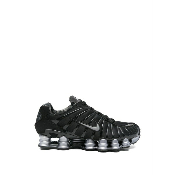 ナイキ メンズ スニーカー シューズ Shox tl logo detail sneakers Black