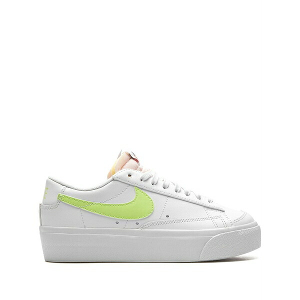ナイキ レディース スニーカー シューズ Blazer low platform \"lemon twist\" sneakers White