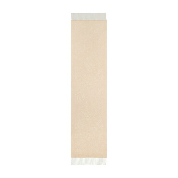 エトロ レディース えり巻き・袈裟・えり巻き 付属物 Jacquard floral paisley-motif scarf Neutrals
