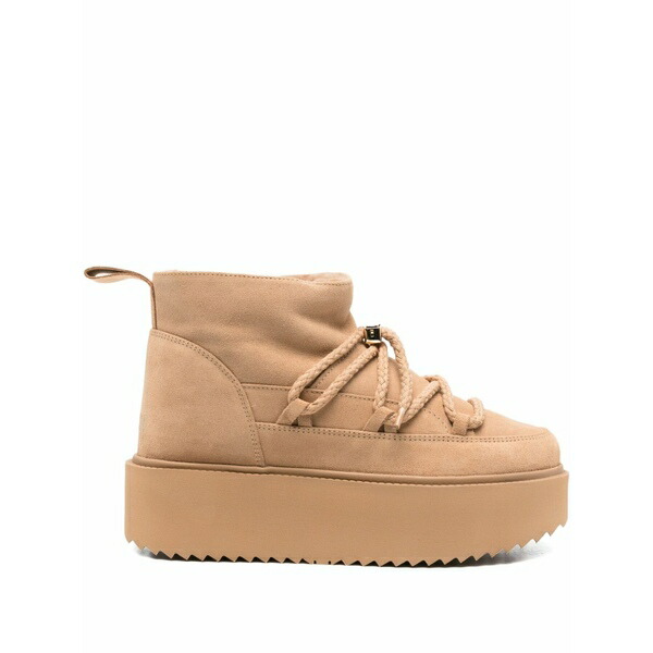 イヌイキー レディース ブーツ シューズ Classic suede platform boots Neutrals