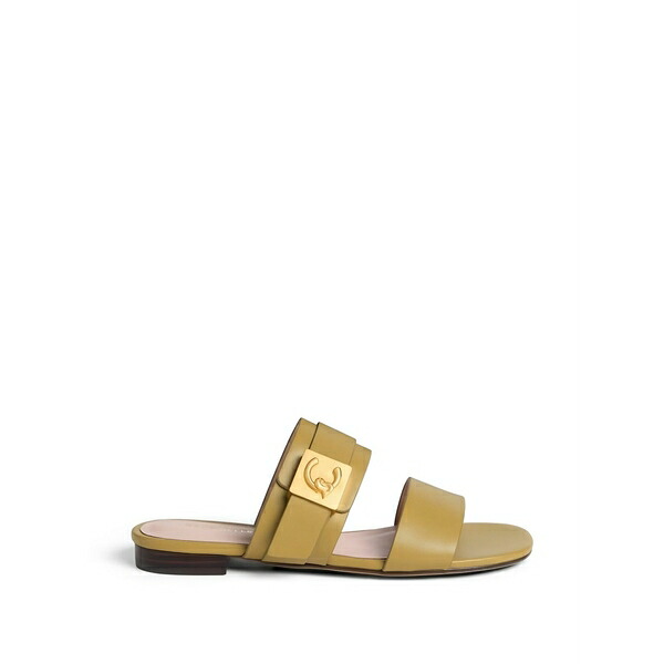 コチネレ レディース サンダル シューズ Standard farfetch format: c-me lock buckle-strap leather sandals Green|asty