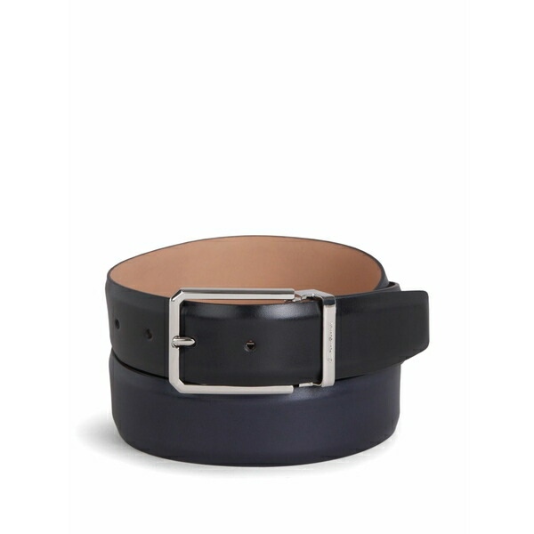 サントーニ メンズ 三尺帯 付属物 Leather belt Blue
