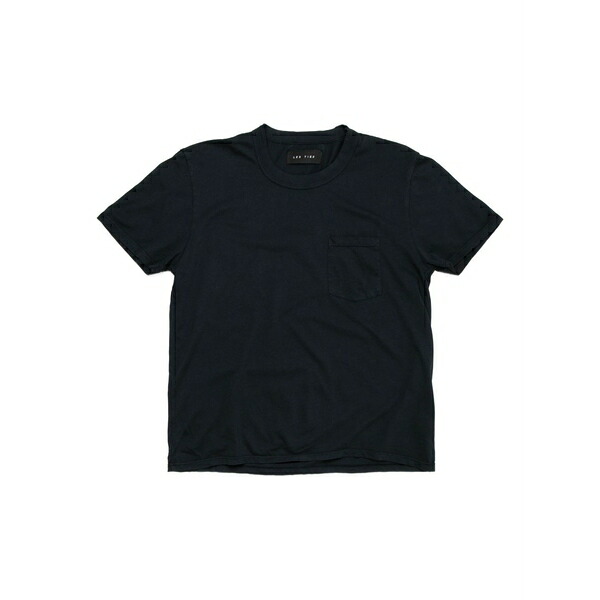 レスティエン メンズ Tシャツ トップス Chest-pocket cotton t-shirt Black｜asty 32,800円