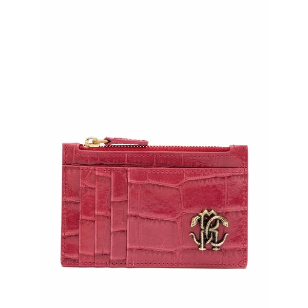 ロベルトカヴァリ レディース 紙入れ 付属品 Leather wallet Pink