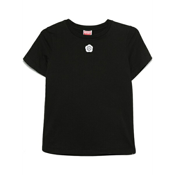 ケンゾー レディース Tシャツ トップス Gots boke flower 2.0 t-shirt Black|asty