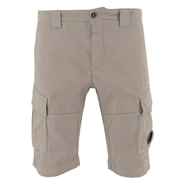シーピーカンパニー メンズ カジュアルパンツ ボトムス Lens-detail cargo shorts Neutrals|asty