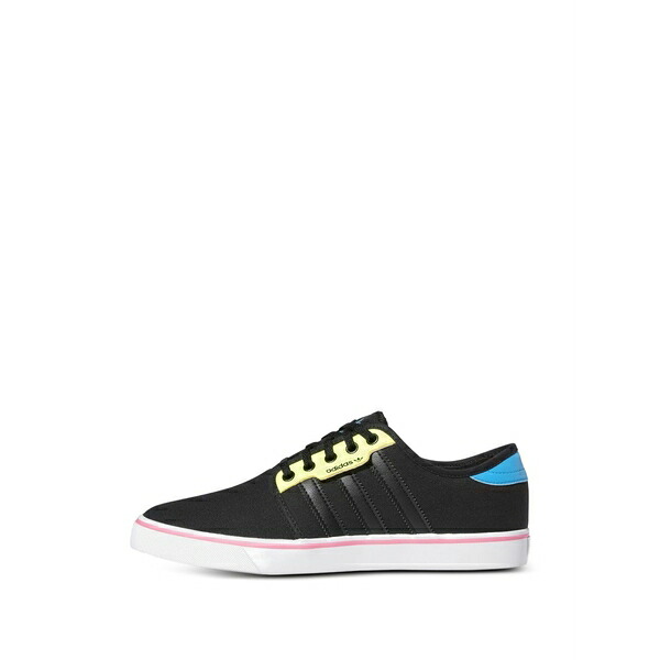 アディダス メンズ スニーカー シューズ Seeley stripe sneakers Black