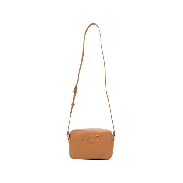 リュージョー レディース ショルダーバッグ 御徒面子 Logo-embossed cross body bag Brown
