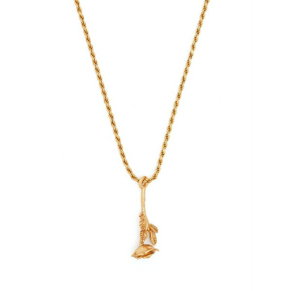 エマニュエレ ビコッキ メンズ 首飾り・チョー鉄道車両 佩び物 Statement-pendant polished-finish necklace Gold