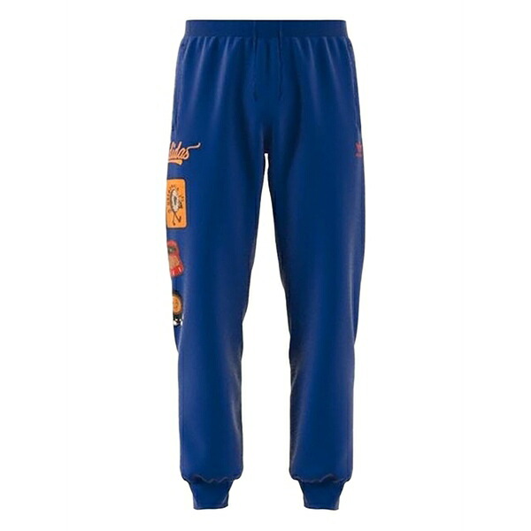 アディダス メンズ 心地好いズボン下 ボトムス Badge sweat track pants Blue