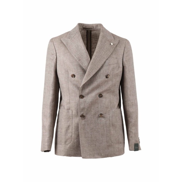 ブランド メンズ ジャケット＆ブルゾン アウター Double-breasted blazer Neutrals｜asty