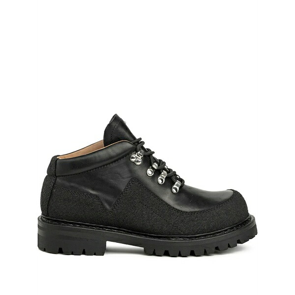 アワーレガシー メンズ ブーツ シューズ Leather lace-up boots Black