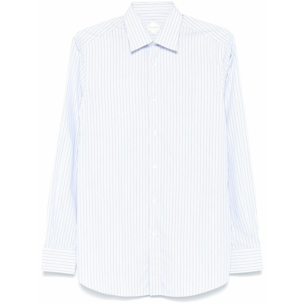 パルジレリ メンズ シャツ トップス Striped shirt White|asty