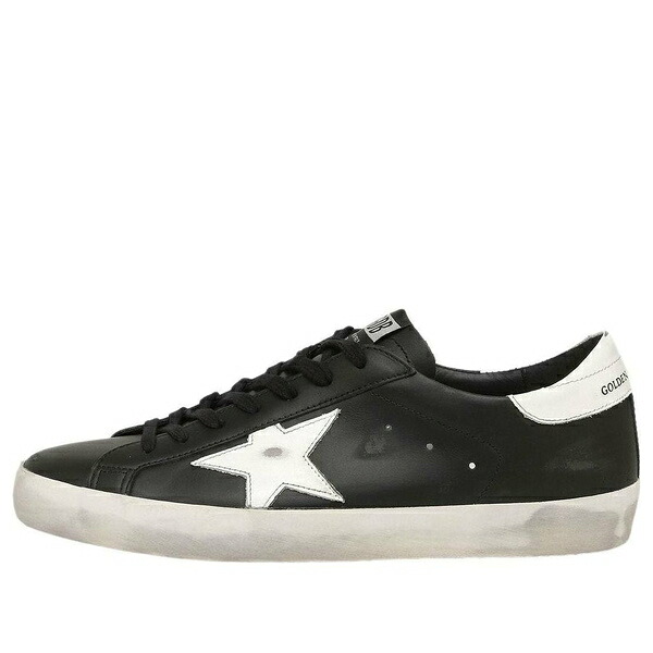Golden Goose ゴールデングース メンズ スニーカー 【Golden Goose Super-Star 'Black White' GMF00101-F000321-80203】 サイズ US_7(25.0cm)｜asty 79,090円
