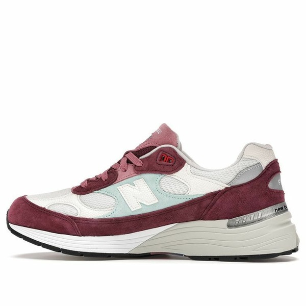 New Balance ニュー平衡にする メンズ スニーカー 【New Balance x Kith 992 Made インチ USA \u0027Kithmas Collection - Burgundy Reef\u0027 M992KB】  大きさ US_9(27.0糎)