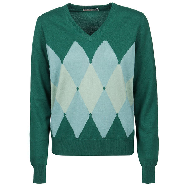 【楽天市場】バランタイン レディース ニット&セーター アウター Classic Diamond Sweater Emerald/apple