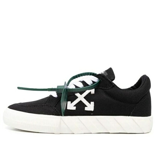 Off-White オフホワイト レディース スニーカー 【(WMNS) Off-White Vulc Low Canvas Sneaker 'Black White Orange' OWIA272C99FAB0021001】 サイズ US_6(23.0cm)｜asty