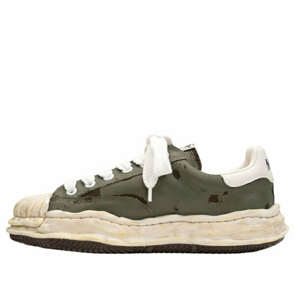 Maison MIHARA YASUHIRO ミハラヤスヒロ メンズ スニーカー 【Maison MIHARA YASUHIRO Blakey OG Sole Film Attached Canvas Low-top Khaki A15FW727-KHAKI】  サイズ US_9(27.0cm)