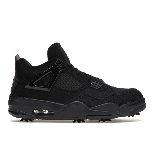 Jordan ジョーダン メンズ スニーカー 【Jordan 4 Retro Golf Black Cat Pony Hair】 サイズ US_10(28.0cm) Black/Cement Grey|asty