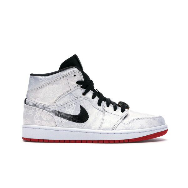 Jordan ジョーダン メンズ スニーカー 【Jordan 1 Mid SE Fearless Edison Chen CLOT】 サイズ US_8(26.0cm) White/Black-Red