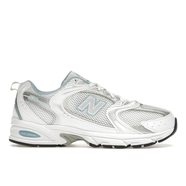 New Balance ニューバランス メンズ スニーカー 【New Balance 530 Chrome Blue】 サイズ US_5(23.0cm) White/Silver Metallic/Chrome Blue|asty