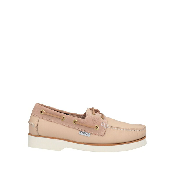 【送料無料】 ドックステップス レディース スリッポン・ローファー シューズ Loafers Beige|asty